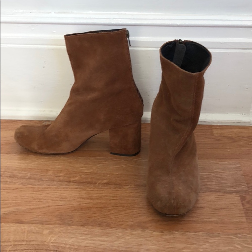 Free People Suede Booties